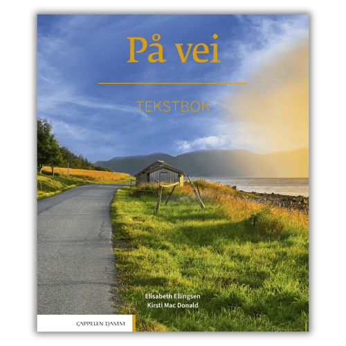 På vei Tekstbok (Podręcznik) - najnowsze wydanie z 2025 roku - podręcznik do nauki języka norweskiego od podstaw, poziom A1/A2. Słownictwo, gramatyka, komunikacja.