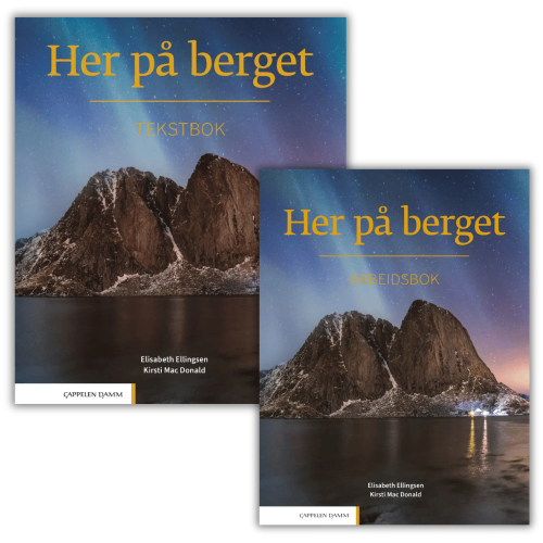 IM SET GÜNSTIGER: Her på berget, Tekstbok + Arbeidsbok auf Norwegisch