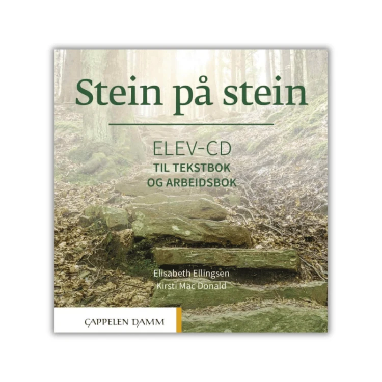 Stein på stein - Elev-CD til tekstbok og arbeidsbok, płyta CD z nagraniami audio dla ucznia, nauka norweskiego na poziomie B1